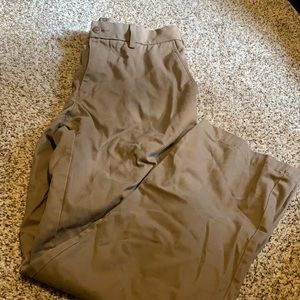 Croft & Barrow Classic Fit Tan Dress Pants